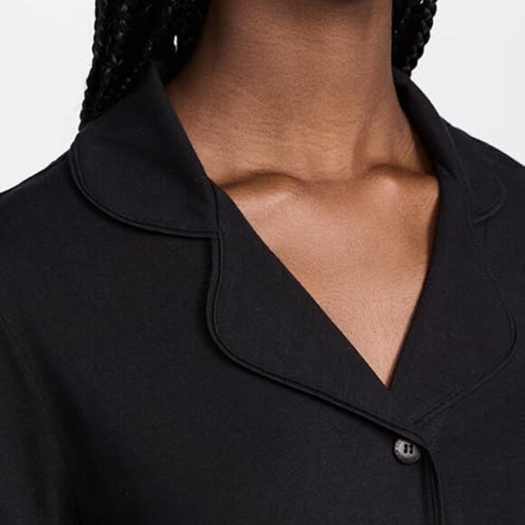 COSABELLA LONG SLEEVE BLACK PAJAMA SET LARGE NWT - Picture 4 of 5